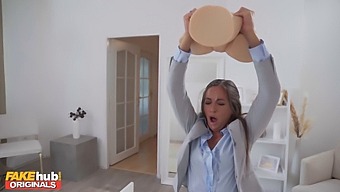 Lara Lee, British Girlfriend, Gets Jealous And Fakes Orgasm On Camera
