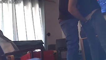 My Stepmom And Boyfriend Caught On Spy Camera During Intimate Encounter