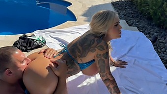 Kali Roses I Teddy Tarantino W Wysokiej Rozdzielczości Scenie Z Wytryskiem Do Środka.