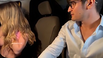 Dani Ortiz Gives A Wild Blowjob To A Taxi Driver'S Hard Cock In The Woods