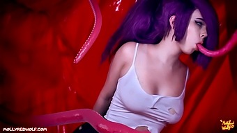 Teen Gets Pregnant By An Alien With Tentacles In A Solo Scene - Mollyredwolf