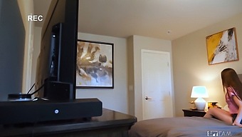 Step Fantasy Comes True As I Seduce Stepbro And Get Him To Ejaculate On Me