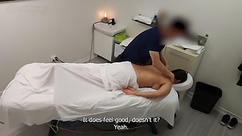Emma'S Return: Busty And Flirtatious Milf Gets Another Massage And More