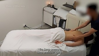 A Teen Waitress Receives An Unexpected Deep Massage From A Spa Customer